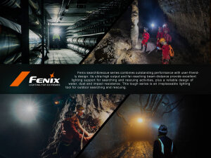 Fenix HP35R headlamp for search & rescue - 4000 lumens