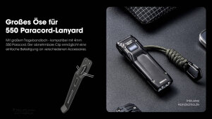 Nitecore EDC23 Lampe torche | 2 500 lumens | ultra-fine
