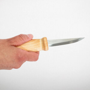 Morakniv Holzschnitzmesser 105 (LC) | 84 mm Klinge | laminierter Kohlenstoffstahl