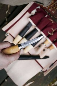 Morakniv Holz-Schnitzmesser 106 (C) | 85 mm Klinge | Carbon-Stahl