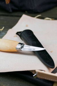 Morakniv Holz-Schnitzmesser 120 (C) | 62 mm Carbonstahl-Klinge