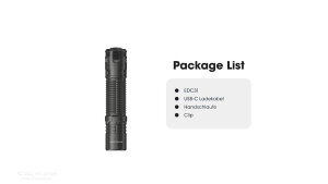 Nitecore EDC31 Taschenlampe – 3500 Lumen
