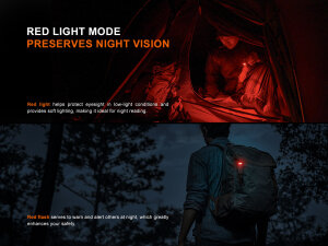 Fenix SW05R-RED Mini EDC Flashlight