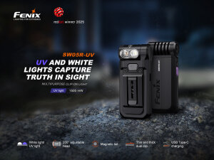 Mini lampe torche EDC Fenix SW05R-UV