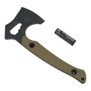 101INC Handbeil Coyote | Full Tang | Schutzhülle