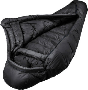 Grüezi Bag DownWool Subzero 185 sleeping bag | -4°C | Black Edition