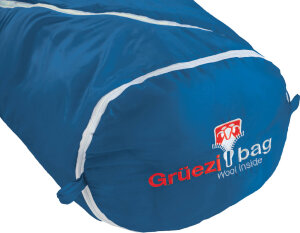 Grüezi Bag Wolle Kids World Traveller Sac de couchage enfant | True Blue