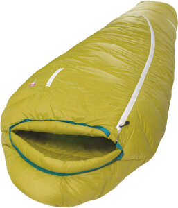 Grüezi Bag Biopod DownWool KidsTeen Sac de couchage enfant | Citron | 100–170 cm