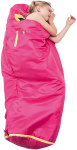 Grüezi Bag Kids Grow Colorful Childrens Sleeping Bag | Rose