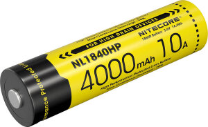 Nitecore NL1840HP | 18650 High-Power-Akku | 4000mAh | 10A