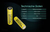 Nitecore NL1836 | Batterie Li-Ion 18650 | 3600 mAh | 3 A